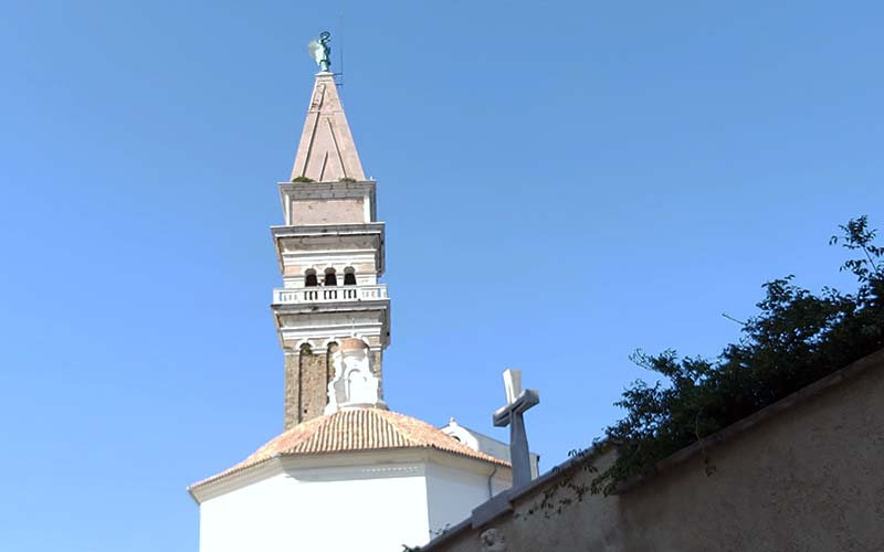 Der Campanile ist auch von weit weg sichtbar