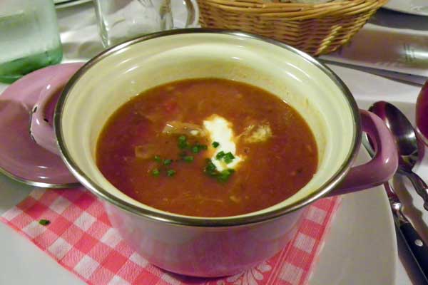 Die köstliche Krautsuppe