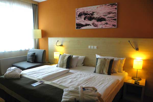 Zimmer im Aquapalace Hotel in Prag