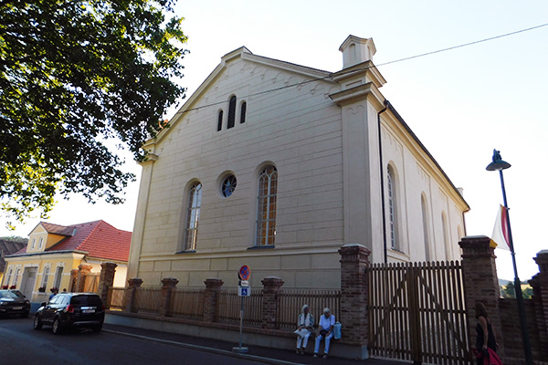 Auch die neu renovierte Synagoge kann man an Veranstaltungstagen kostenlos besichtigen