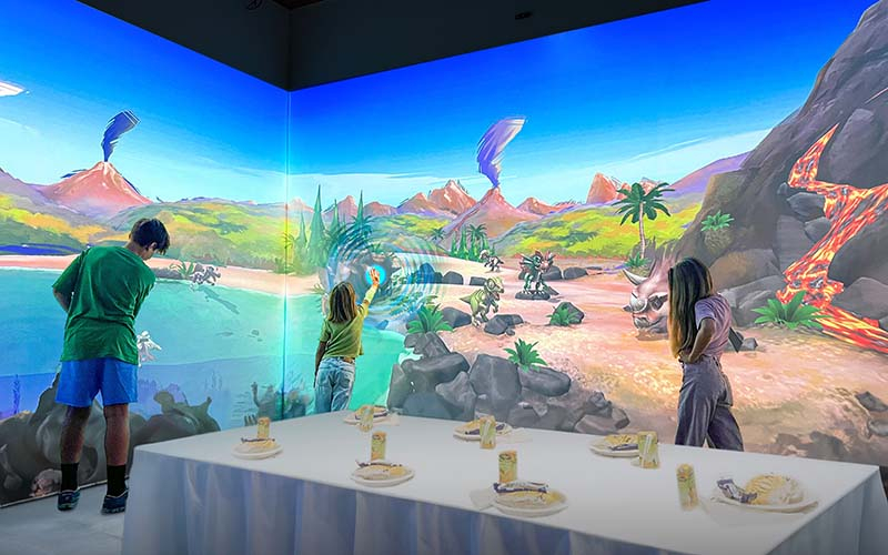 Jurassic-The Immersive Experience, Immersive Party-Raum (Foto © Immersium:Wien)