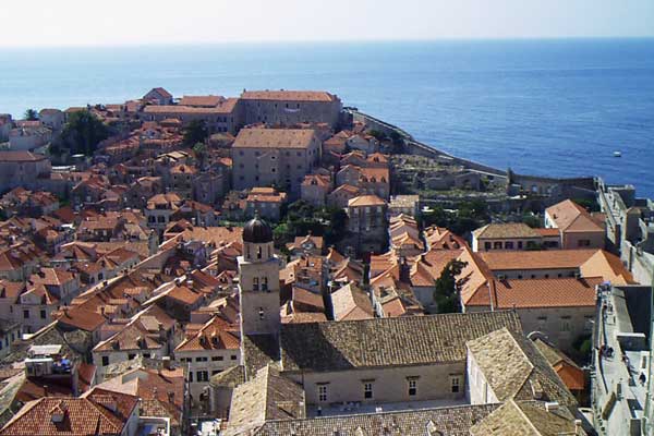 Blick auf die Stadt Dubrovnik