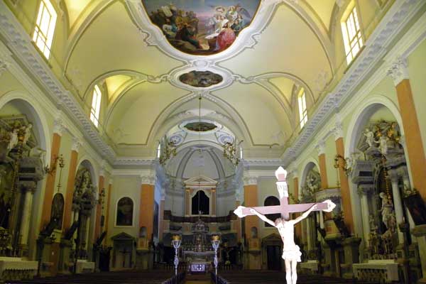 Im Inneren der Gemeindekirche Veli Lošinj