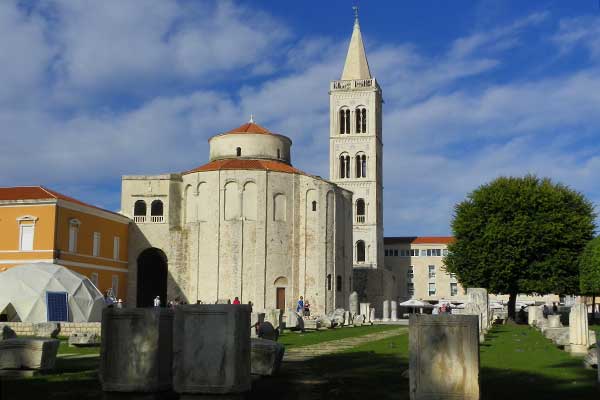 Die Kirche des Heiligen Donat in Zadar