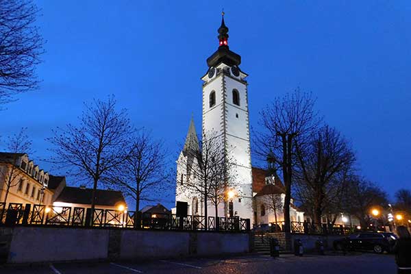 Die Dekankirche Mariä Geburt in Písek