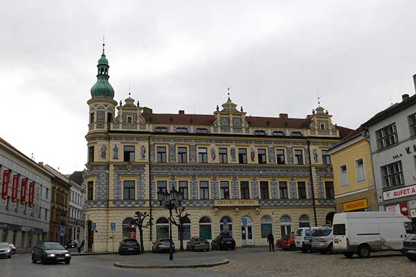 Das Haus Zum Schwarzen Adler in Písek