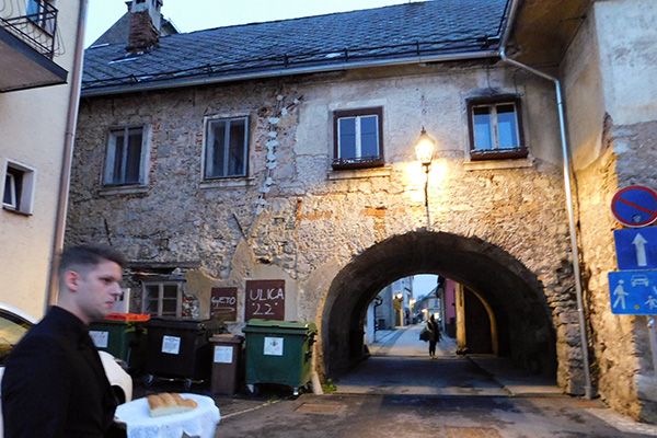 Das Tor zur Altstadt von Črnomelj