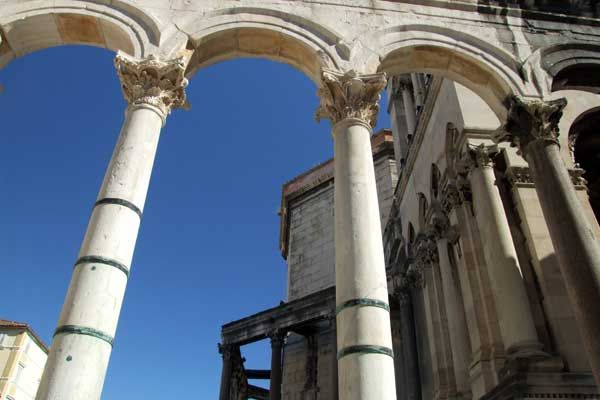 Der Diokletianpalast in Split