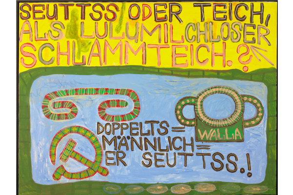 August Walla: seutts oder teich (© art brut kg)