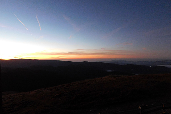 Die Sonne geht auf am Stuhleck