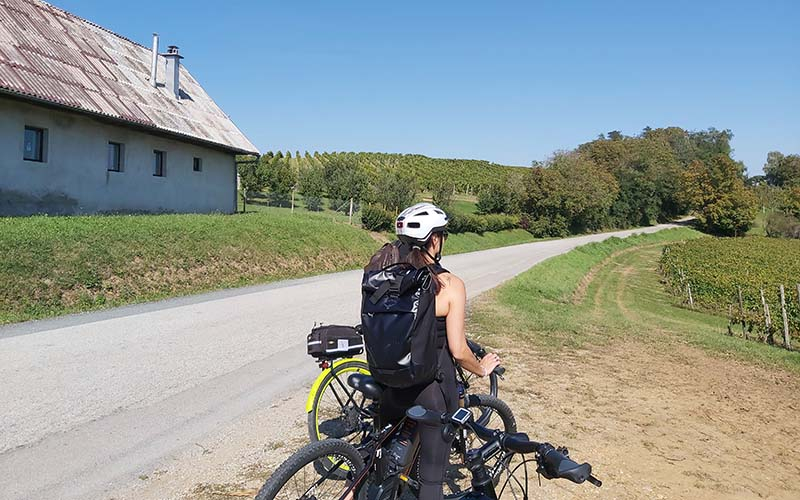 Mit einem E-Bike ist es kein Problem wenn es steil wird