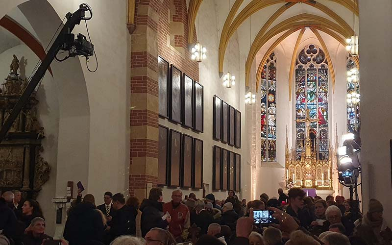 Beim Weihnachtsoratorium in der Thomaskirche