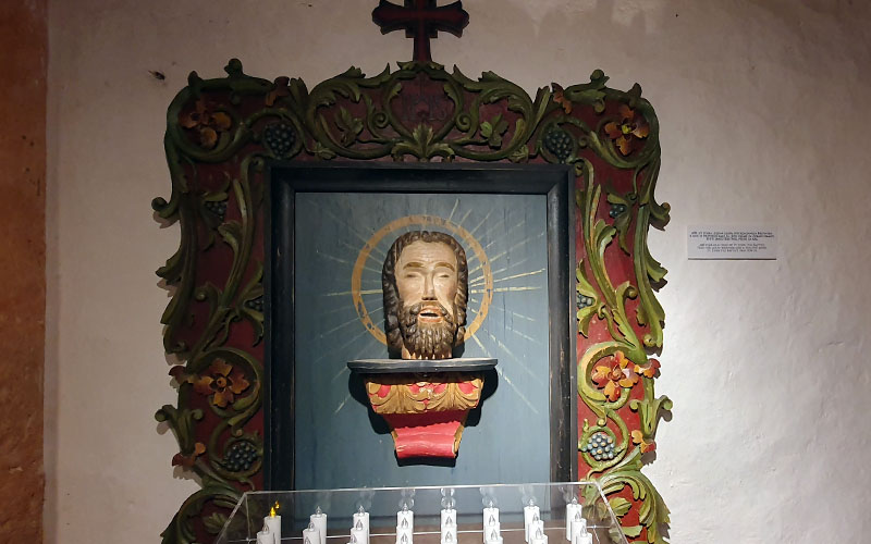 Der Kopf von Johannes des Täufers