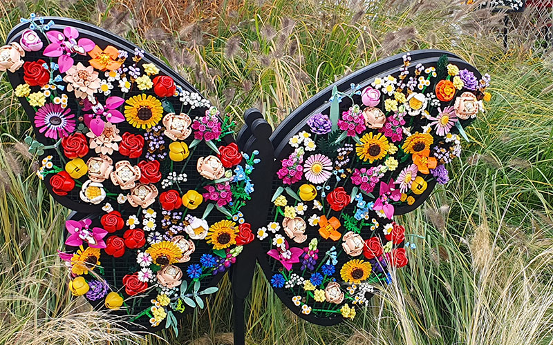 Ein Lego-Schmetterling
