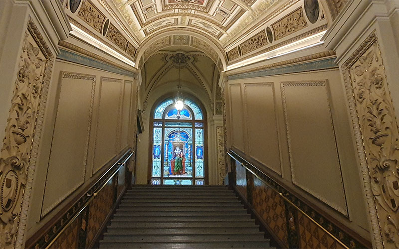 Im Inneren des Museums für dekorative Art