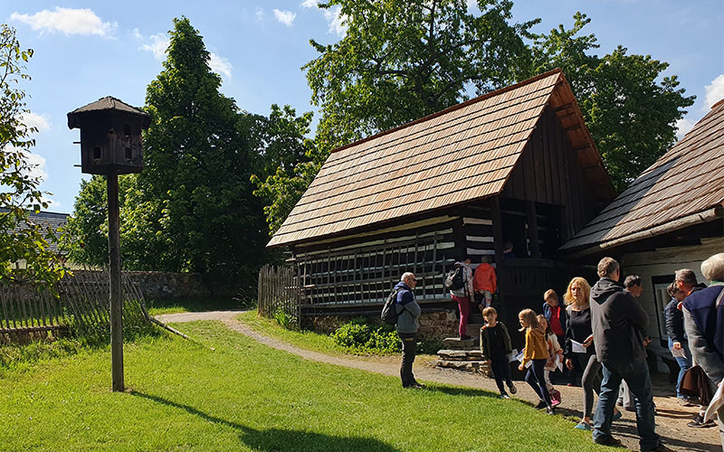 Im Freilichtmuseum Kouřim