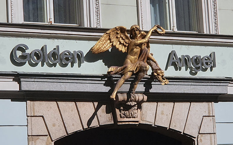 Auch hier soll Mozart einmal gewohnt haben: Hotel Goldener Engel