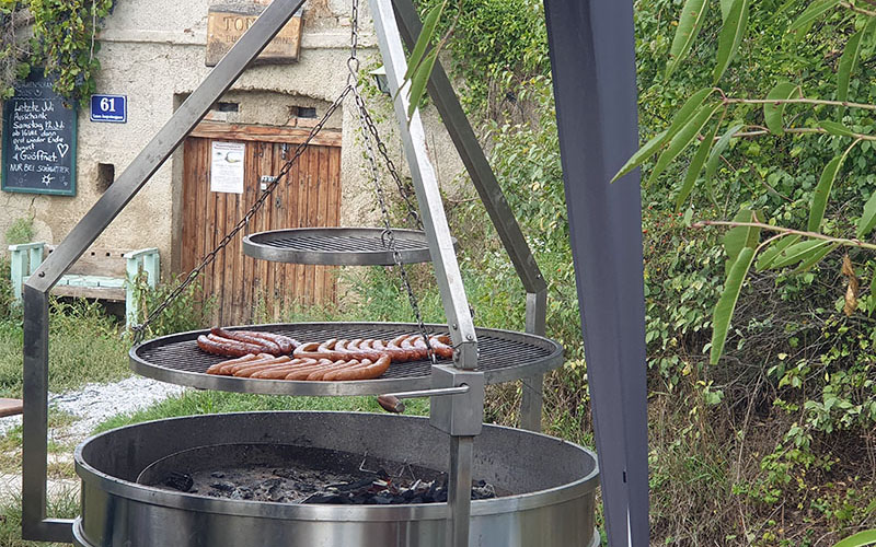 Hier wurde gegrillt