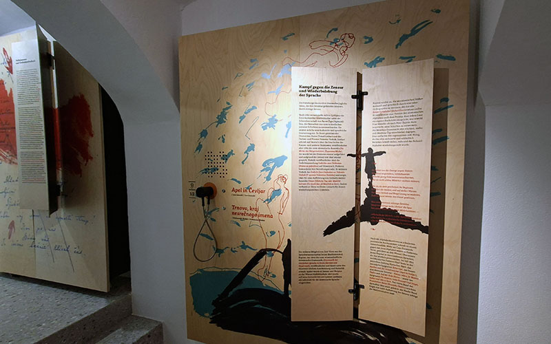In der Ausstellung