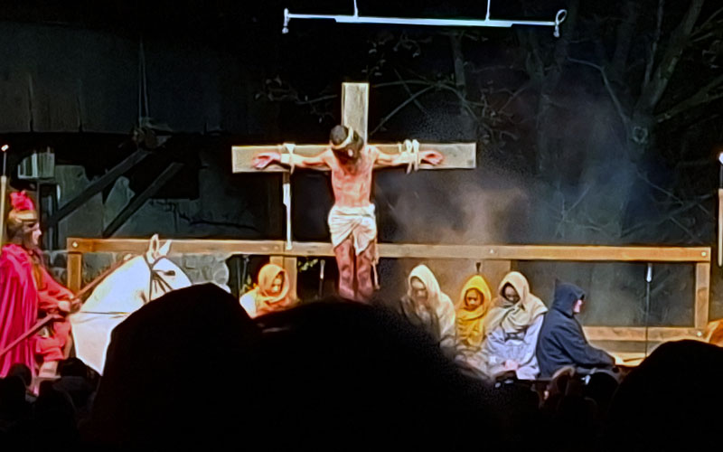 Beim Passionsspiel Škofja Loka