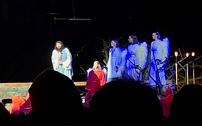 Beim Passionsspiel Škofja Loka