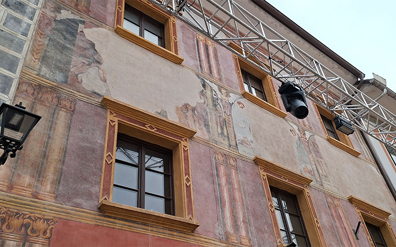 In der Stadt Škofja Loka