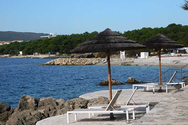 Blick auf den Strand 