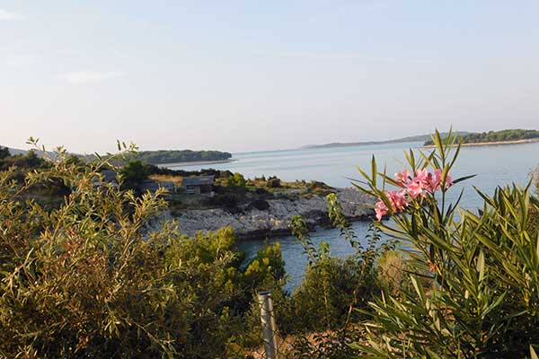 Blick aufs Meer von unserem Mobilheim aus