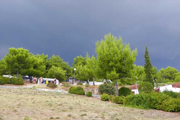 Manchmal droht ein Gewitter ...