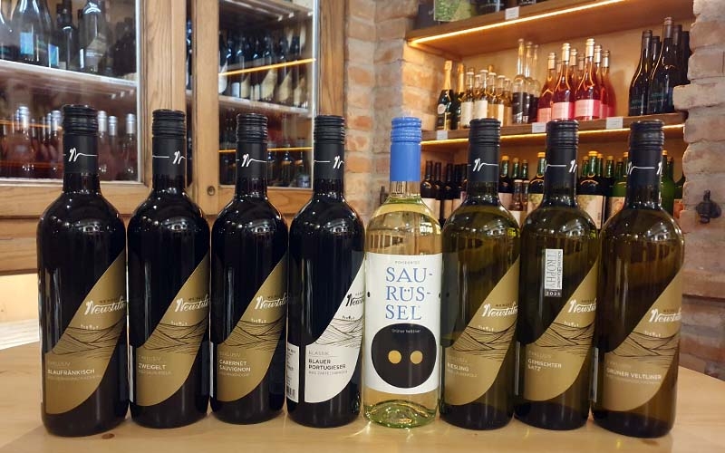 Eine kleine Angebotsübersicht der Neustifter Weine