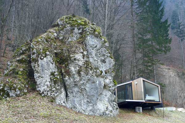 Das Luxus-Mobilheim am Campingplatz Bled