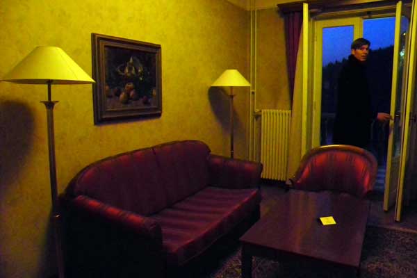 Blick in ein Zimmer des Grand Hotels Toplice in Bled