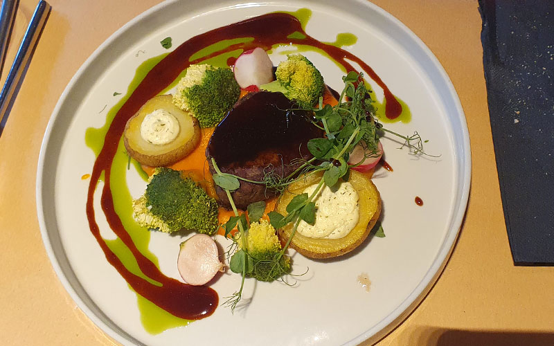 Auch Fleischfreunde finden hier ein gutes Angebot