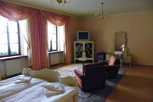 Mein Zimmer im Hotel Zlatý Anděl