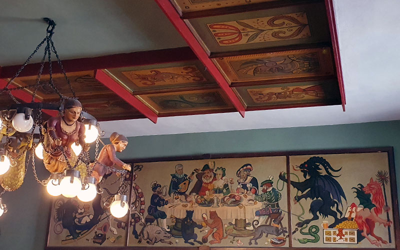 Im Restaurant Dačický