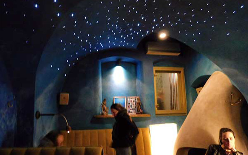 Die Atmosphäre ist sehr angenehm