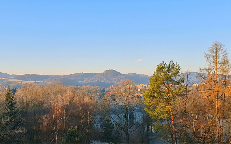 Die Aussicht von meinem Hotelzimmer