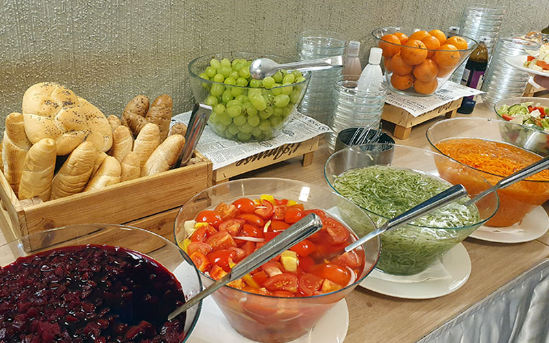 Ob Frühstück oder Abendessen - reiche Auswahl