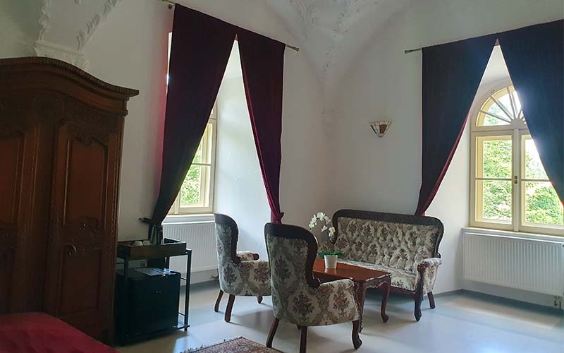 Im Hotel Želiv kann man auch übernachten