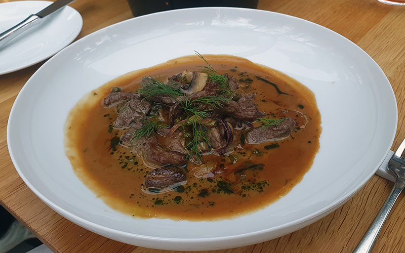 Eine der Hauptspeisen