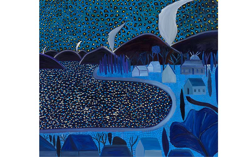Matthew Wong: Starry Night, 2019, © 2025 Matthew Wong Foundation / Bildrecht, Wien 2025, Foto: Matthew Wong Foundation