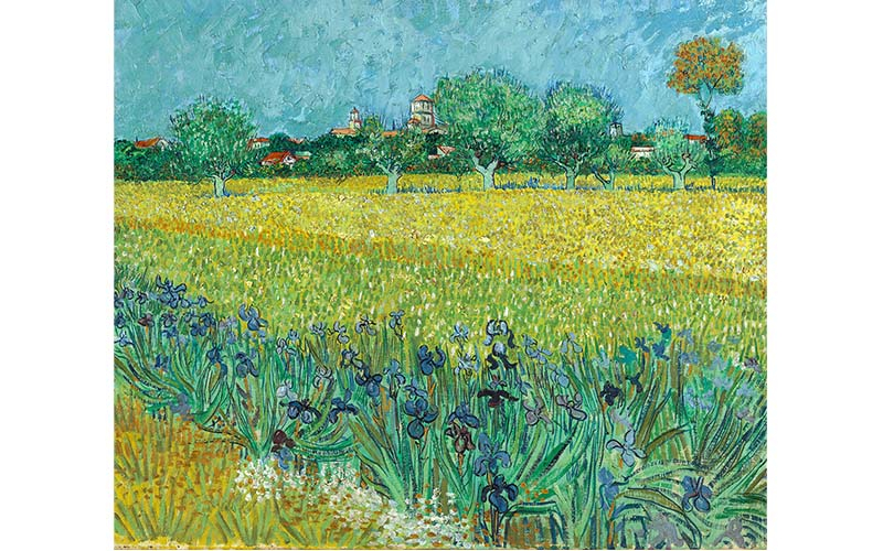 Vincent van Gogh, Feld mit Schwertlilien bei Arles, 1888, Van Gogh Museum, Amsterdam © Van Gogh Museum, Amsterdam (Vincent van Gogh Foundation)