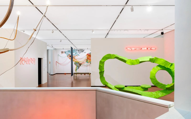 Ausstellungsansicht Die Linie, Heidi Horten Collection, 2025, Foto: Simon Veres, © Heidi Horten Collection