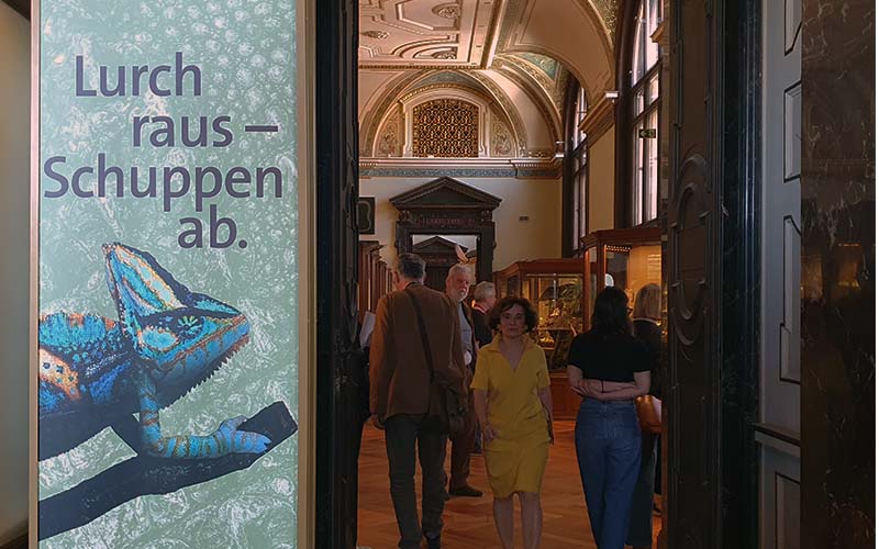 Lurch raus - Schuppen ab, die neue Schausammlung im NHM