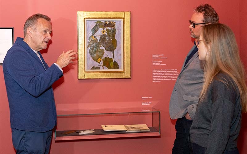 In der Schatzkammer des Egon Schiele Museums in Tulln