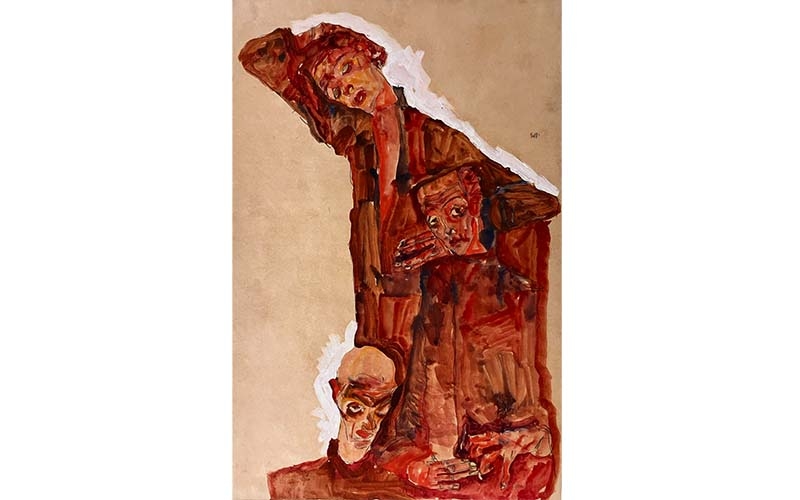 Das Dreifach-Porträt von Egon Schiele