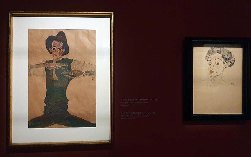 In der Schatzkammer des Egon Schiele Museum in Tulln