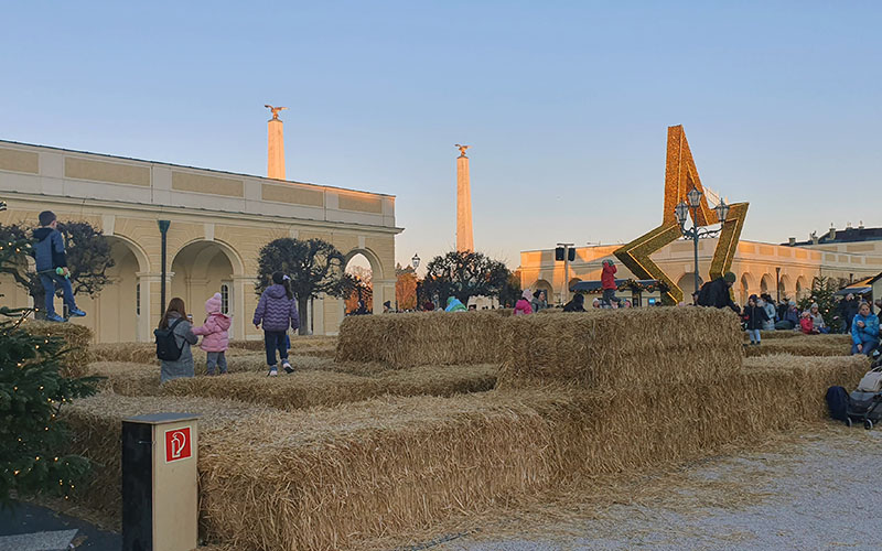 Eine Gaudi für Kinder: Das "Heulabyrinth"