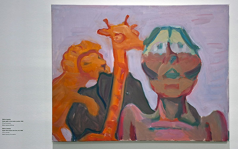 Auch Maria Lassnig ist in der Ausstellung vertreten