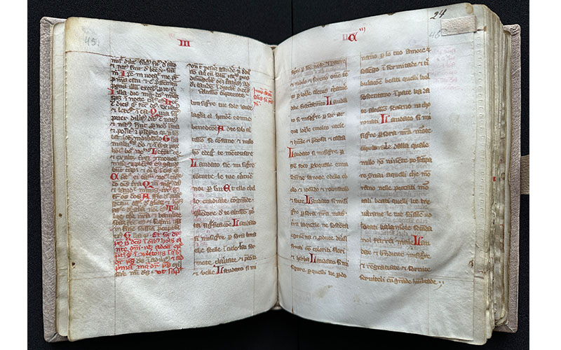 Sonnengesang des Hl. Franziskus, Deutschland, 1342-1348